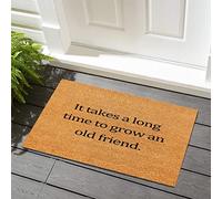 Bienvenida Alfombra Se Necesita Mucho Tiempo para Cultivar Una Vieja Amistad Suave Alfombras Muy Suave Franela Alfombras para Fiesta Salón Cocina 60X40Cm