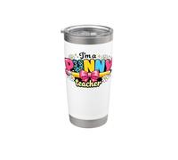 Bienvenida de regreso a clases Celebración del primer día Aprendizaje listo Vaso térmico de acero inoxidable de doble pared