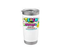 Bienvenida de regreso a clases Celebración del primer día Aprendizaje listo Vaso térmico de acero inoxidable de doble pared
