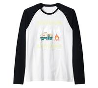 Bienvenido a Camp Quitcherbitchin si no Eres un campista Feliz Camiseta Manga Raglan