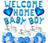 Bienvenido A Casa Bebé, Bienvenido A Casa Bebé, Bienvenido A Casa Globo, Bienvenido Bebé, Bienvenido Guirnalda, Baby Shower Deco Boy