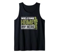 Bienvenido A Casa Mi Héroe Soldado Bienvenido A Casa Camiseta sin Mangas