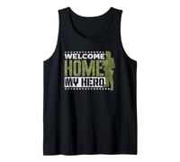 Bienvenido A Casa Mi Héroe Soldado Bienvenido A Casa Camiseta sin Mangas