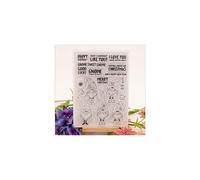 Bienvenido a Joyful Home 1 pieza de sello transparente Gnome Sweet Merry Christmas para hacer tarjetas, decorar y hacer ?lbumes de recortes