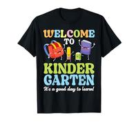 Bienvenido a Kinder Garten es un Buen día para Aprender a los Estudiantes Camiseta