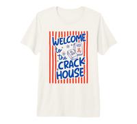 Bienvenido A La Casa De La Grieta Mahjong Jugando Mahjong Amantes Camiseta Premium