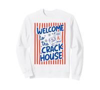 Bienvenido A La Casa De La Grieta Mahjong Jugando Mahjong Amantes Sudadera