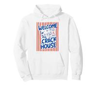 Bienvenido A La Casa De La Grieta Mahjong Jugando Mahjong Amantes Sudadera con Capucha