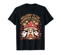Bienvenido a la Seta del Bosque embrujado, Dibujos Animados Retro Camiseta