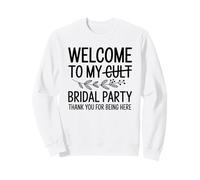 Bienvenido a My Cult Bridal Party Funny Wedding Bridesmaid Sudadera