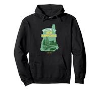 Bienvenido a New Hampshire Arte Vintage de Viaje Sudadera con Capucha