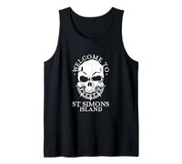 Bienvenido a St Simons Island Camiseta sin Mangas