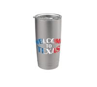Bienvenido a Texas US State of the USA Vaso térmico de acero inoxidable de doble pared