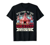 Bienvenido a The Greatest Show Circus Staff Carnival Clown Camiseta