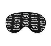 Bienvenido a The Shitshow Sleep Masks Eye Cover Blackout con correa elástica ajustable Night Blindfold para Mujeres Hombres Yoga Travel Nap
