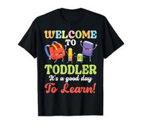 Bienvenido a Toddler It's A Good Day To Learn School Friends Camiseta