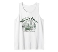 Bienvenido a Windy City Chicago Illinois Camiseta sin Mangas