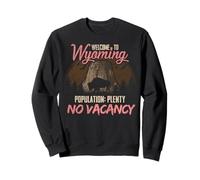Bienvenido a Wyoming Population Plenty No Vacancy Sudadera