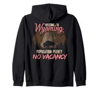 Bienvenido a Wyoming Population Plenty No Vacancy Sudadera con Capucha