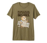 Bienvenido al Club. Privación del sueño Club de Humor para nuevos Padres Camiseta Premium