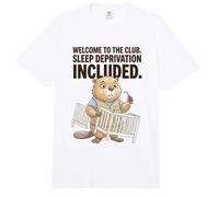 Bienvenido al Club. Privación del sueño Club de Humor para nuevos Padres Comfort Colors Adult Heavyweight T-Shirt