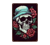 Bienvenido Al Jardín De Rosas Carteles De Pared De Metal Divertida Cartel De Chapa Retro Pared Muestra Placa para Jardín Cerveza Baño