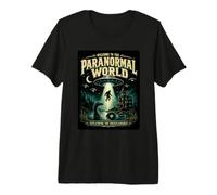 Bienvenido al Mundo Paranormal Cryptid UFO Fun Cosmic Realm Camiseta Premium