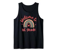 Bienvenido al primer día de regreso a clases para maestros de primer grado Camiseta sin Mangas