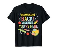 Bienvenido de Nuevo I'm Glad You'Re Here Funny Back To School Camiseta