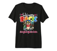 Bienvenido de Nuevo I'm Glad You'Re Here Raccoon Back to School Camiseta Premium