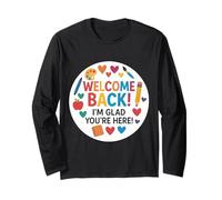 Bienvenido de nuevo I'm Glad You're Here School Teacher First Day Manga Larga