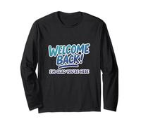 Bienvenido de Nuevo I'm Glad You'Re Here Teacher Student School Manga Larga