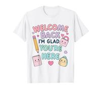 Bienvenido de Nuevo, me Alegro de Que estés aquí, Profesor de Regreso a Clases Camiseta