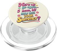 Bienvenido de Nuevo, me Alegro de Que estés aquí, Profesor de Regreso a Clases PopSockets PopGrip para MagSafe