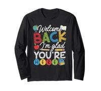 Bienvenido de Regreso a la Escuela 2026 Profesor de matemáticas Historia de la física Manga Larga