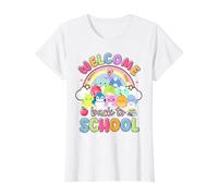 Bienvenido de Regreso a la Escuela 2026 Squish Squad Maestros Estudiantes Camiseta gráfica económica, Mujer, Blanco, S