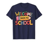 Bienvenido de Vuelta a la Escuela - Lindo lápiz Maestro Estudiantes niños Camiseta