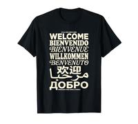 Bienvenido Inmigrante América Inclusión de Diversidad Multicultural Camiseta