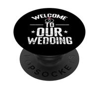 Bienvenidos a Nuestra Boda PopSockets PopGrip Adhesivo