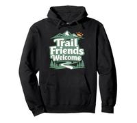 Bienvenidos a Trail Friends Sudadera con Capucha