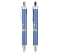 Bienvenidos de regreso a clases, primer día de clases, maestros, estudiantes, bolígrafos de punta fina (0,5 mm), bolígrafos retráctiles de escritura suave, bolígrafos de gel de tinta negra, 2 unidades