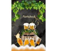 Bier Notizbuch Bierliebhaber Taschenbuch Biertrinker Tagebuch Liebhaber von Bier Hopfen und Malz Geschenkidee Bierbrauer Biergarten Bierverkostung ... Brauerei Biersorten Braumeister 03C22