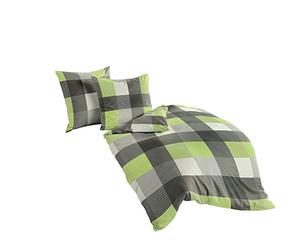 Bierbaum 6452 07 Ropa de Cama, algodón, Kiwi, 135 x 200