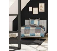 Bierbaum Juego de Ropa de Cama 6277 Renforcé, 100% algodón, diseñado en Alemania, Color Moca 04, 135 x 200 + 80 x 80 cm