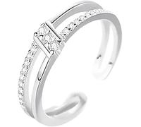 BIERDAN 2023 Nuevo Anillo Especial Rectángulo Entrelazado,Anillo Bohemio Ajustable,a Mi Querida Hija - Afronta Tu Futuro Sin Miedo Anillo,Regalos de Joyería para Mujer