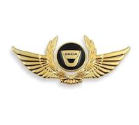 BIESL Emblema Adhesivo Metálico para Dacia Logan I MCV 2008-2013, Coche de Pegatinas Decorativas 3D para Carrocería Adhesivo Calcomania Car Accesorios Tuning,A