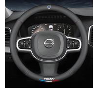 BIESL Funda Volante Coche para Volvo EX30 EX90 R Design, Antideslizante Transpirable EláStica Funda Volante Coches Decoracion Accesorios Ideas Regalos,Black