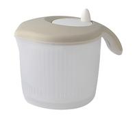 Biesse P636/17, Escurridor de ensaladas, hierbas, verduras… centrifugado fácil y rápido, pequeño tamaño mini tamaño, plástico, color beige, 3 l