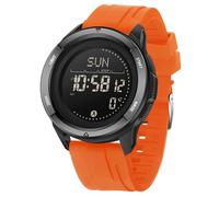 BIEWO Reloj deportivo militar digital para hombre - Resistente al agua hasta 5 ATM - Reloj de fitness con brújula, metrónomo, calorías, cronómetro, contador de pasos, reloj para correr, de silicona