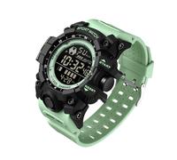 BIEWO Relojes militares para hombre, reloj deportivo digital, resistente al agua, alarma, fecha, táctica, LED, alarma, cronómetro, para hombre, Verde hierba, Correa